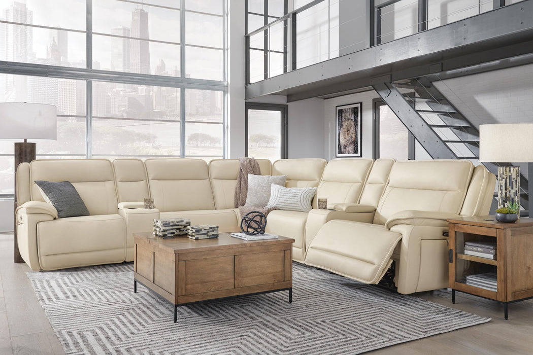 Double Deal 7-Piece Reclining Sectional with 2 Consoles - alternate view 4
