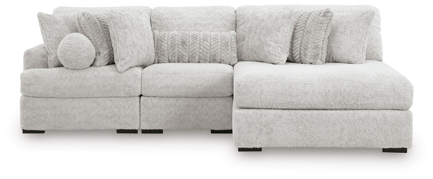 Cuddle Plush 3-Piece Sectional with Chaise - alternate view 3
