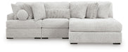Cuddle Plush 3-Piece Sectional with Chaise - alternate view 3