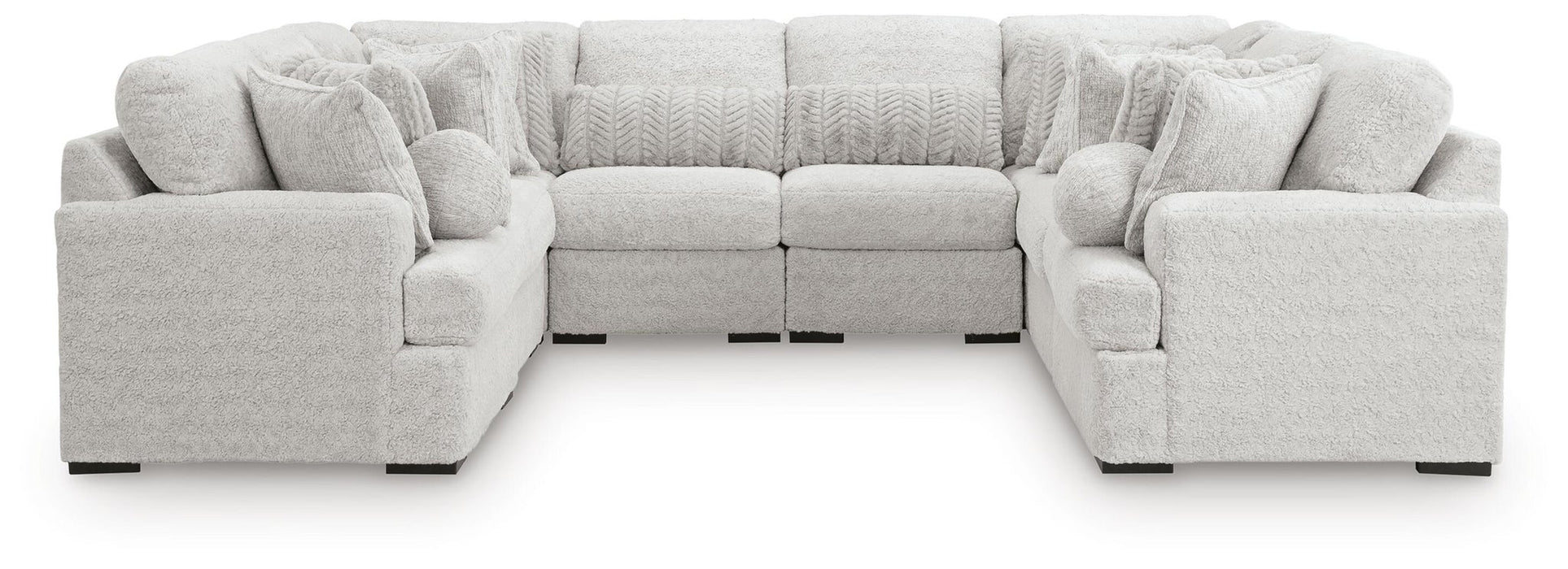Cuddle Plush 8-Piece Sectional - alternate view 2