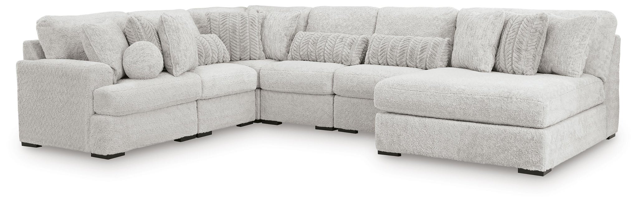 Cuddle Plush 6-Piece Sectional with Chaise - alternate view 2