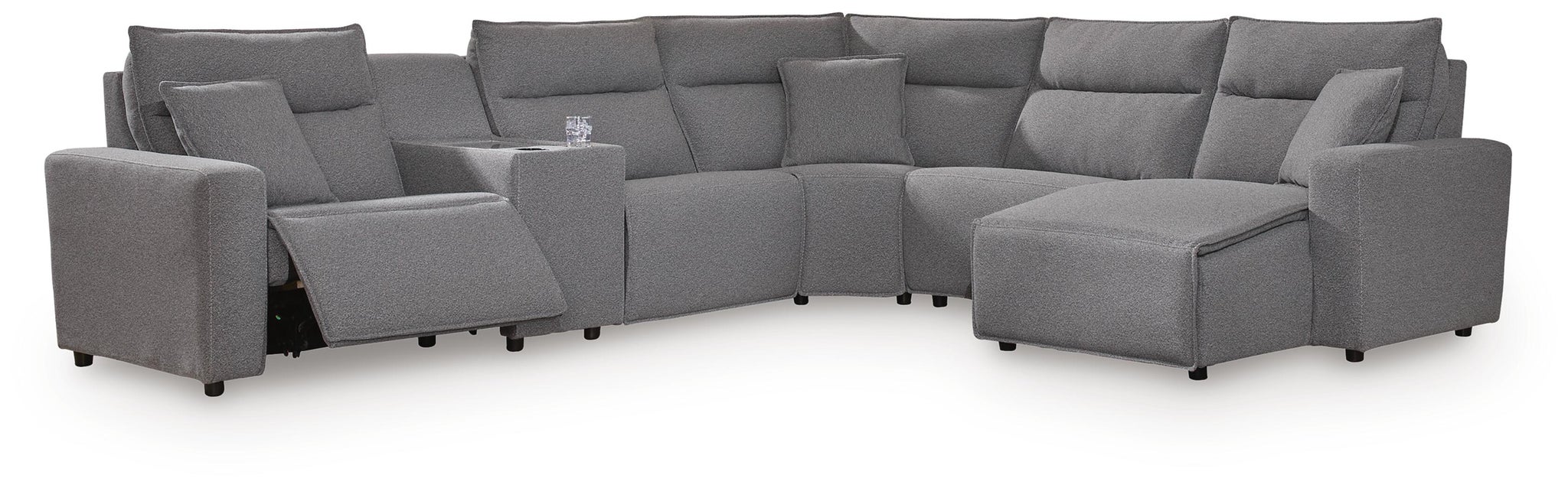 Modmax II 6-Piece Power Reclining Sectional with Chaise and Console - alternate view 2