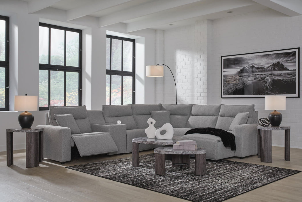 Modmax II 6-Piece Power Reclining Sectional with Chaise and Console - alternate view 3