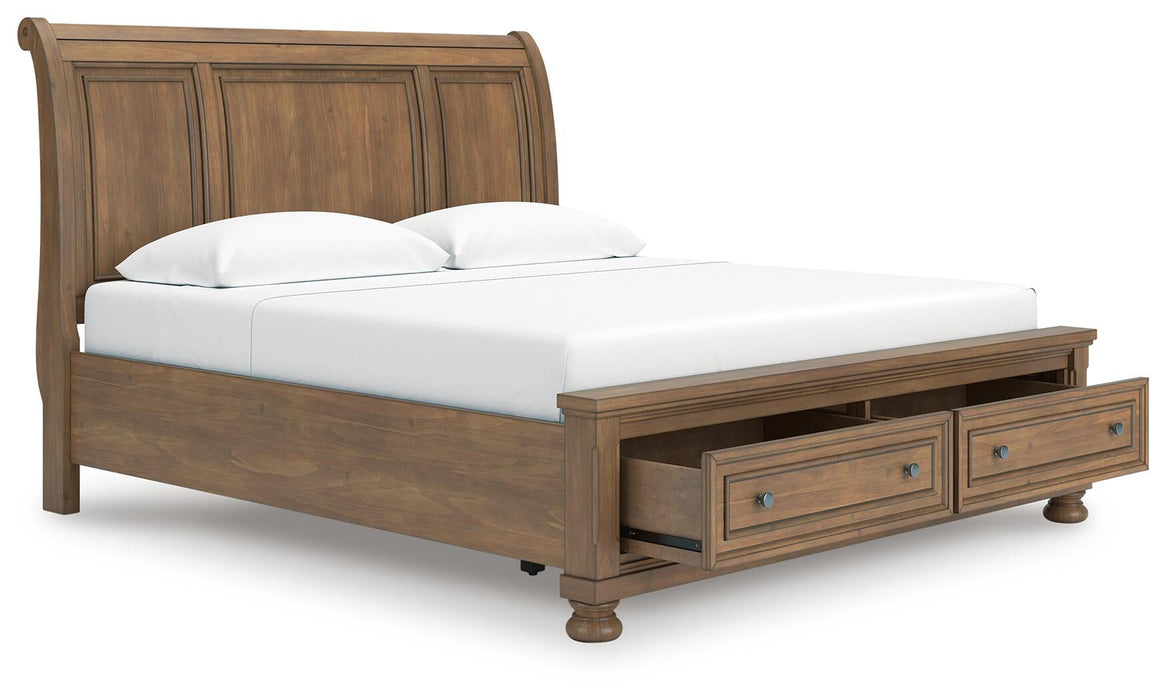 Feddinger King Storage Sleigh Bed - alternate view 3
