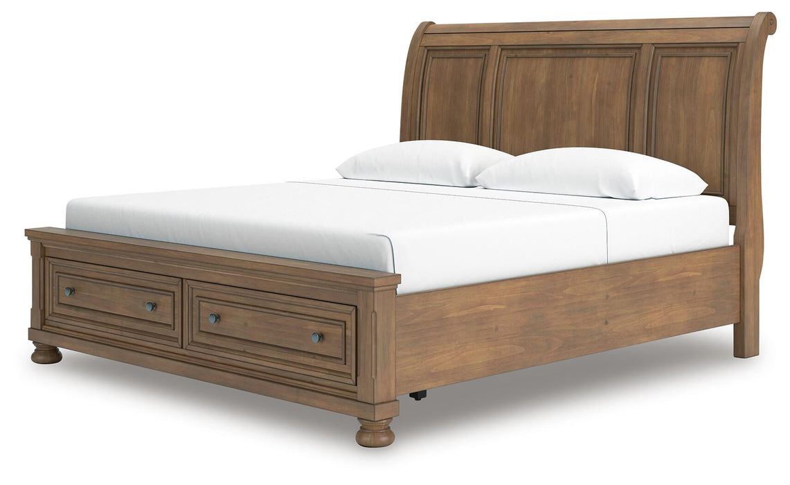 Feddinger King Storage Sleigh Bed - alternate view 5