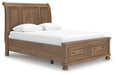 Feddinger Queen Storage Sleigh Bed - alternate view 2