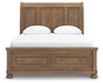 Feddinger Queen Storage Sleigh Bed - alternate view 4