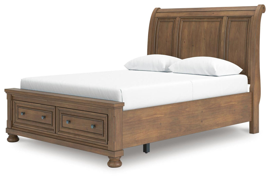 Feddinger Queen Storage Sleigh Bed - alternate view 5