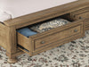 Feddinger King Storage Sleigh Bed - alternate view 7