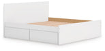 Onita King Panel Platform Bed with 2 Side Storage - alternate view 4