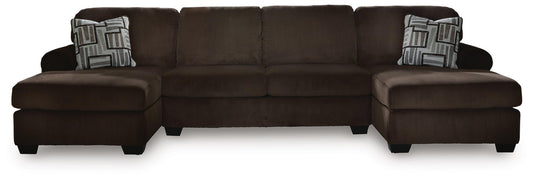 Kimlee 3-Piece Sectional with Double Chaise - alternate view 2