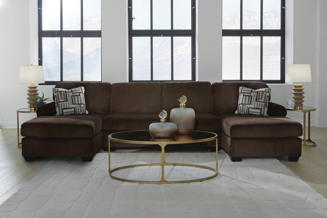 Kimlee 3-Piece Sectional with Double Chaise - alternate view 3