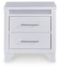 Jarlee Two Drawer Night Stand - alternate view 4