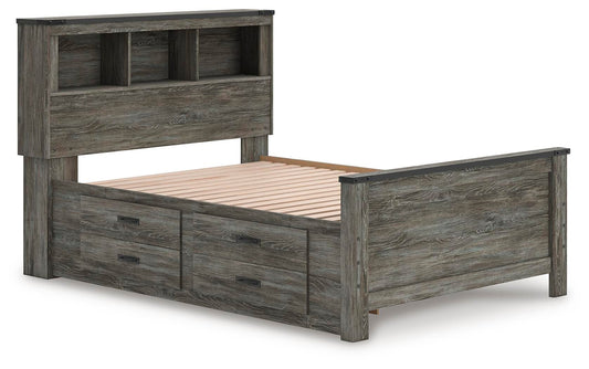 Frandern Full Bookcase Panel Bed with Storage - alternate view 2