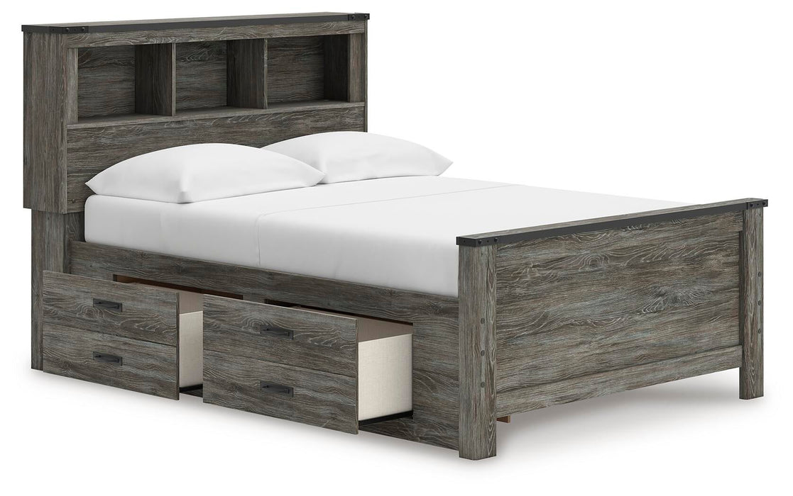 Frandern Full Bookcase Panel Bed with Storage - alternate view 4