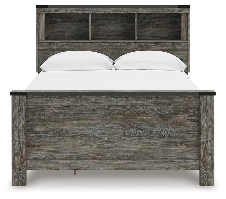 Frandern Full Bookcase Panel Bed with Storage - alternate view 6