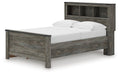 Frandern Full Bookcase Panel Bed with Storage - alternate view 3