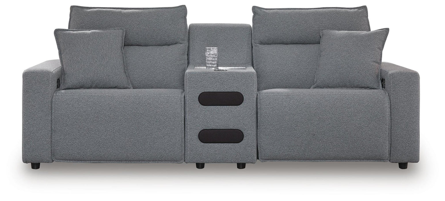 Modmax II 3-Piece Power Reclining Sectional with Audio Console - alternate view 2