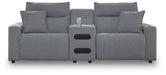 Modmax II 3-Piece Power Reclining Sectional with Audio Console - alternate view 2