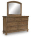 Feddinger Dresser and Mirror - alternate view 2