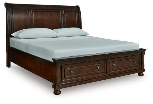 Porter California King Sleigh Storage Bed - alternate view 2