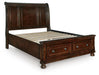 Porter Queen Sleigh Storage Bed - alternate view 3