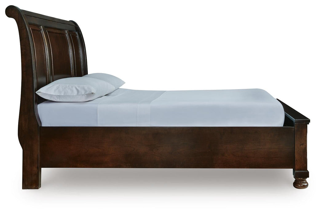 Porter Queen Sleigh Storage Bed - alternate view 6