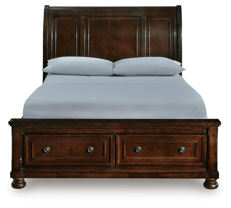 Porter Queen Sleigh Storage Bed - alternate view 4