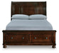 Porter Queen Sleigh Storage Bed - alternate view 4