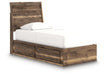Chirason Twin Panel Bed with Storage - alternate view 2