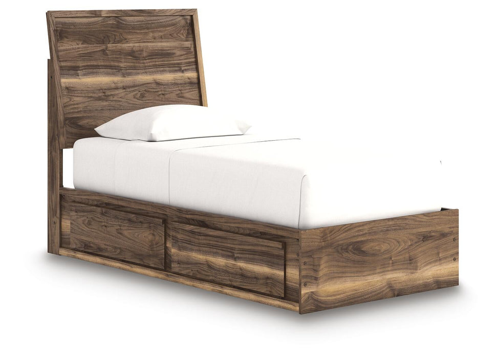 Chirason Twin Panel Bed with Storage - alternate view 2