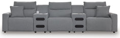 Modmax II 5-Piece Power Reclining Sectional with Audio Consoles - alternate view 2