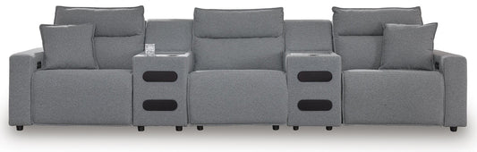 Modmax II 5-Piece Power Reclining Sectional with Audio Consoles - alternate view 2