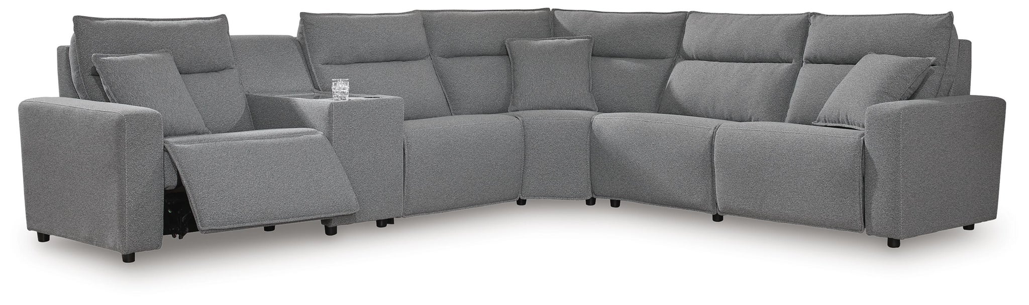 Modmax II 6-Piece Power Reclining Sectional with Console - alternate view 2