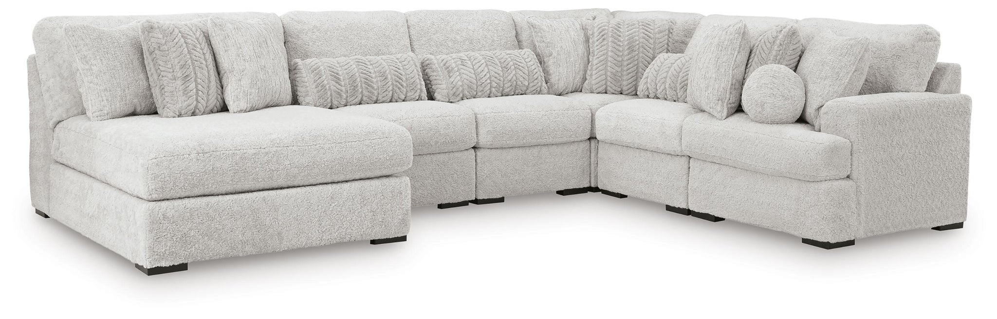 Cuddle Plush 6-Piece Sectional with Chaise - alternate view 2