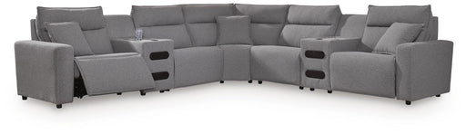 Modmax II 7-Piece Power Reclining Sectional with Audio Consoles - alternate view 2