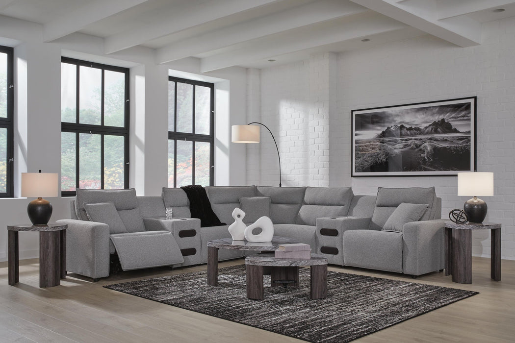 Modmax II 7-Piece Power Reclining Sectional with Audio Consoles - alternate view 3