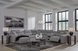 Modmax II 7-Piece Power Reclining Sectional with Chaise and Audio Consoles - alternate view 3