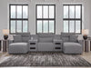 Modmax II 5-Piece Power Reclining Sectional with Chaise and Audio Consoles