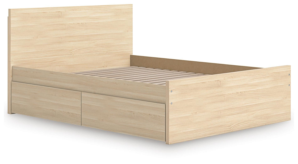 Onita Queen Panel Platform Bed with 1 Side Storage - alternate view 4