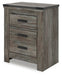 Frandern Two Drawer Night Stand - alternate view 2