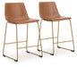 Ciabori Upholstered Barstool (2/CN) - alternate view 2