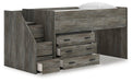 Frandern Twin Loft Bed with Drawer Storage - alternate view 3