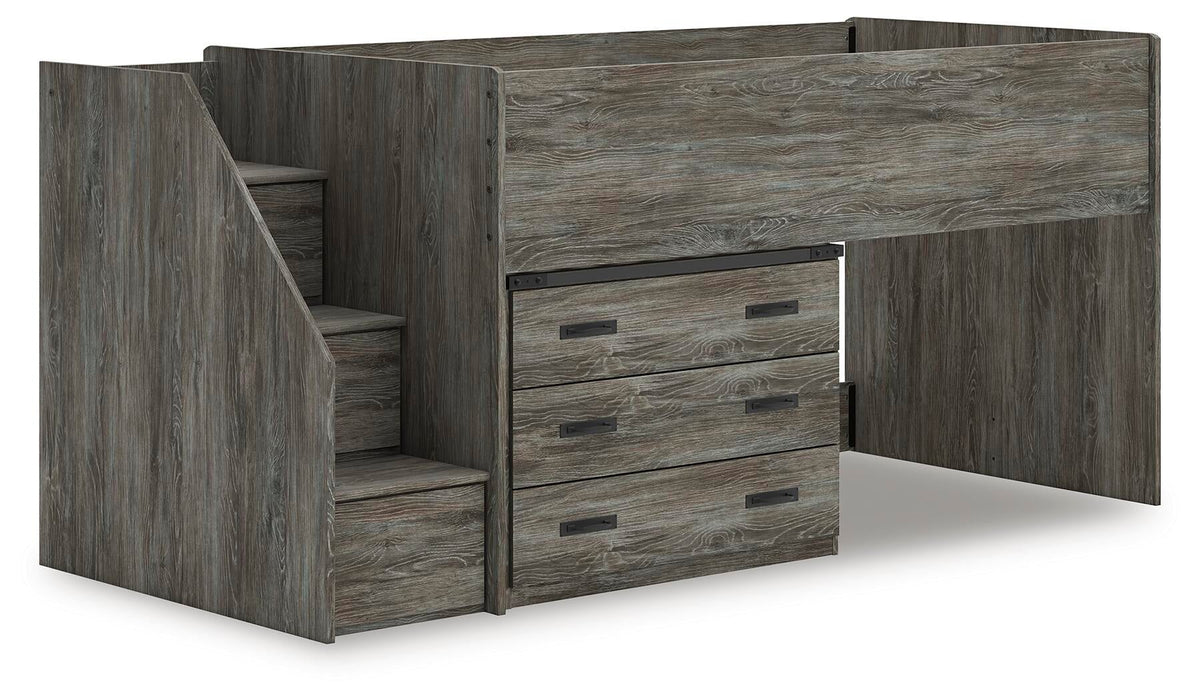 Frandern Twin Loft Bed with Drawer Storage - alternate view 2