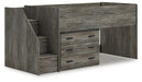 Frandern Twin Loft Bed with Drawer Storage - alternate view 2