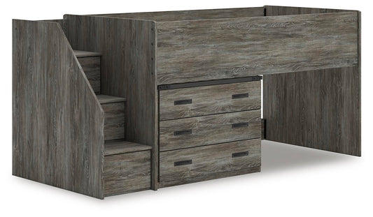 Frandern Twin Loft Bed with Drawer Storage - alternate view 2
