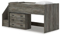 Frandern Twin Loft Bed with Drawer Storage - alternate view 4