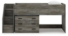 Frandern Twin Loft Bed with Drawer Storage - alternate view 6