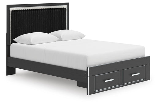 Zuraleus Queen Upholstered Panel Storage Bed - alternate view 2