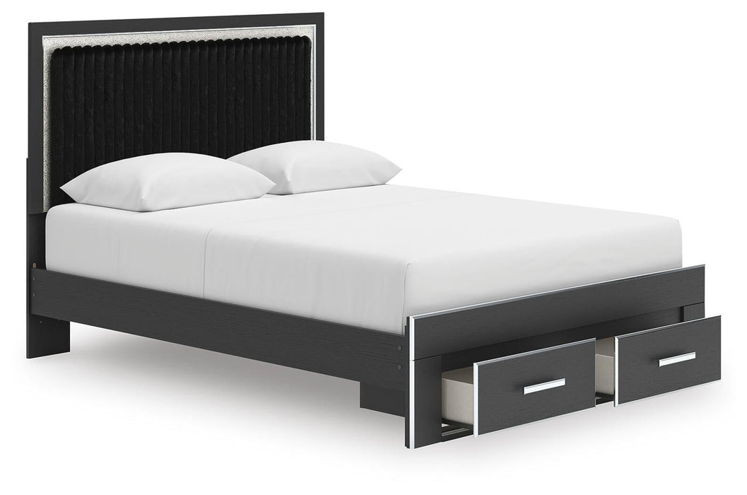 Zuraleus Queen Upholstered Panel Storage Bed - alternate view 5